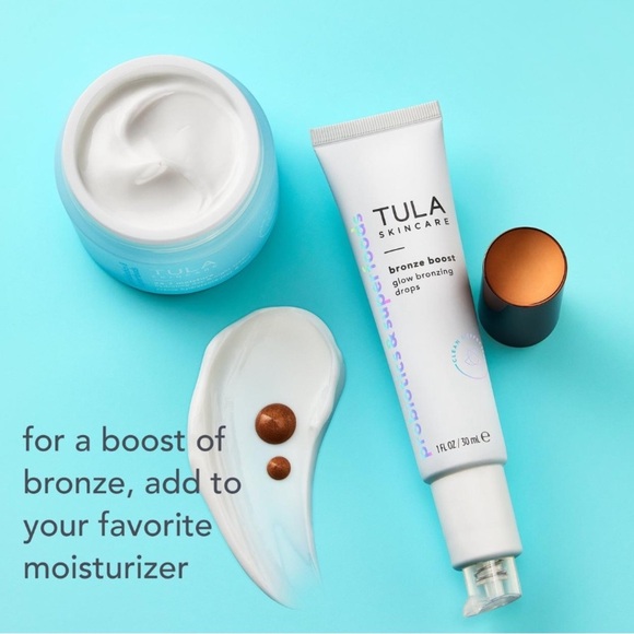 $12❤️‍🔥 LAST 1! Tula Bronze Boost Glow Bronzing Drops 2PK ☀️ NEW - Picture 7 of 11